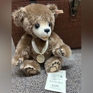 Vintage Steiff 11” 1996 Berryman Bear No. 665097